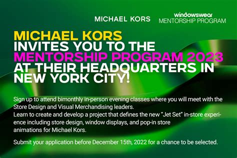 michael kors internship